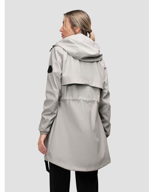 Jacket White Aurora Cape Raincoat