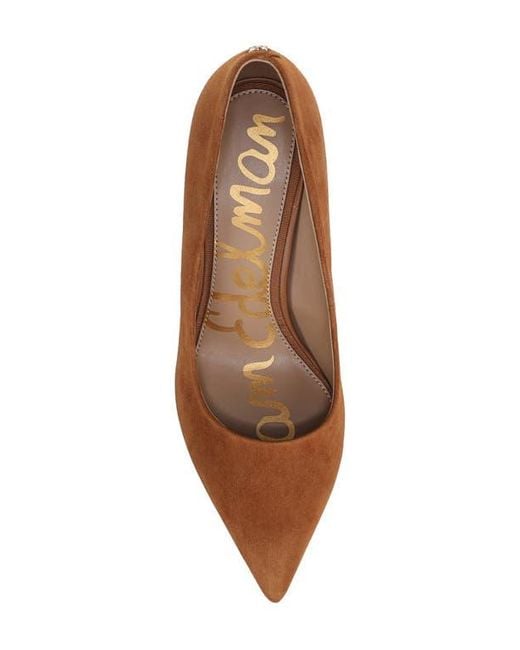 Sam Edelman Brown Vienna Pointed Toe Pump