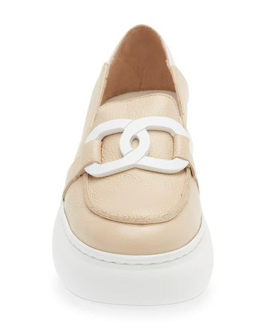 Wonders Natural Platform Loafer