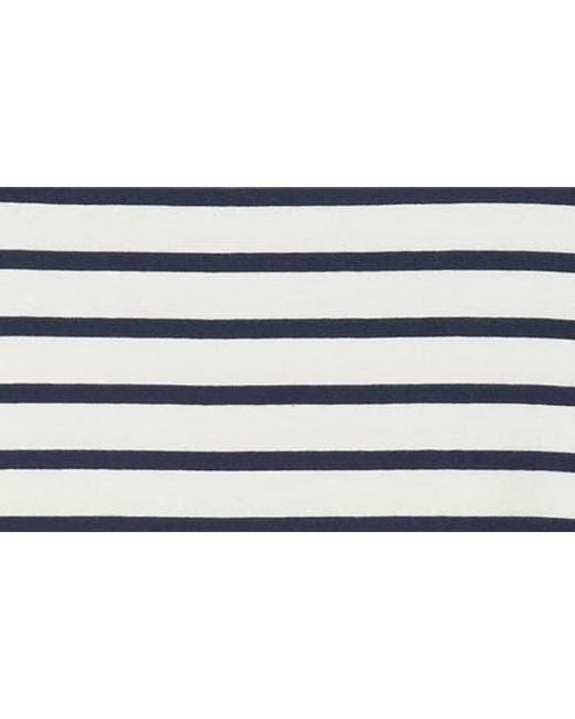 Seasalt Cornwall Black Sailor Stripe Long Sleeve Organic Cotton T-Shirt