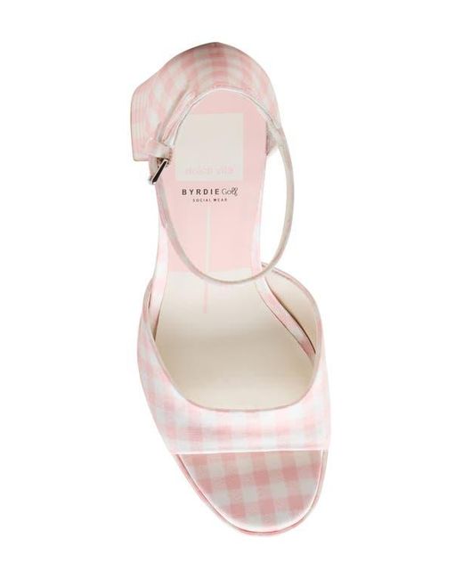 Dolce Vita Pink X Byrdie Golf Pandro Ankle Strap Platform Sandal