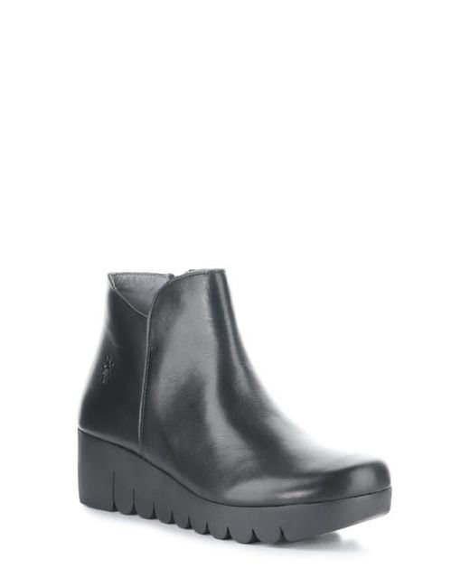 Fly London Gray Vang Wedge Bootie