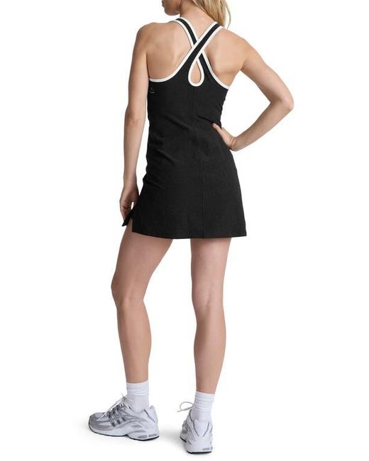 Beyond Yoga Black Spacedye Starting Line Active Minidress