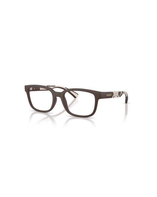 Burberry Metallic 52Mm Rectangle Optical Glasses for men