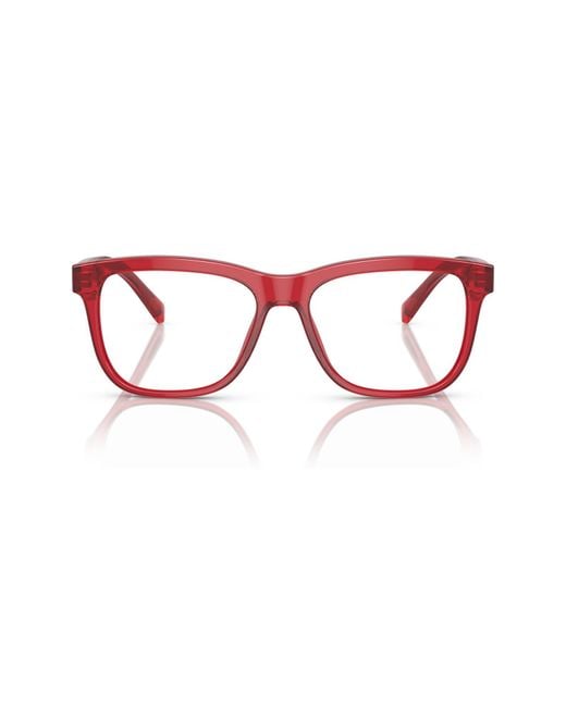 Dolce & Gabbana Red 49Mm Rectangular Glasses