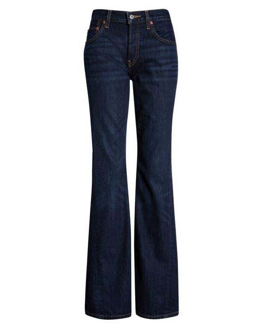 Re/done Blue Twisted Bootcut Jeans