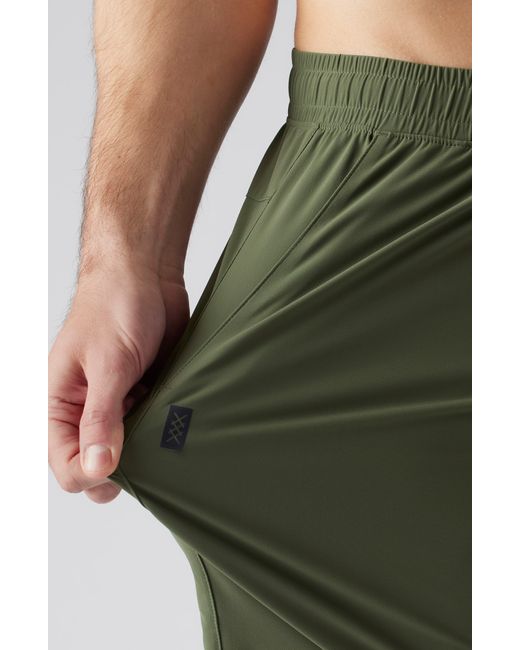 Rhone Green Pursuit 7-inch Unlined Training Shorts for men