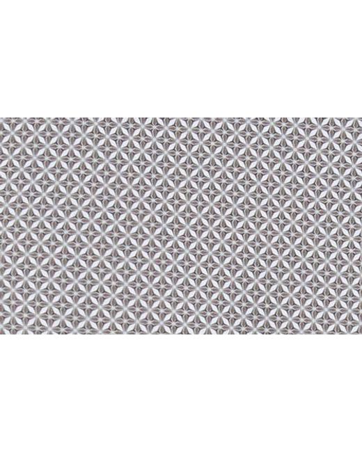 Stone Rose Gray Trim Fit Techno Stretch Diamond Geo Print Performance Button-Up Shirt for men