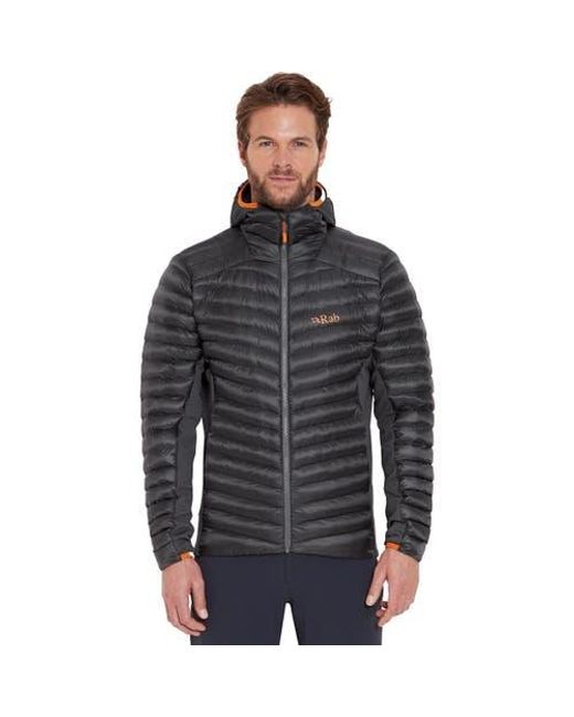 Rab Gray Cirrus Flex Hooded Jacket for men