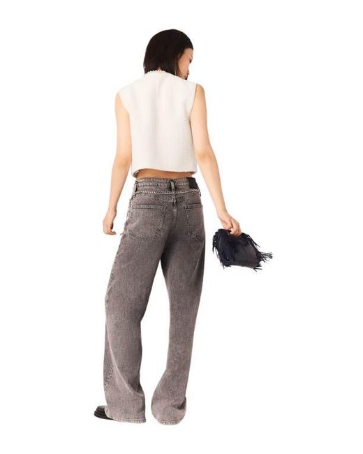 Maje Natural Beaded Tweed Jacket