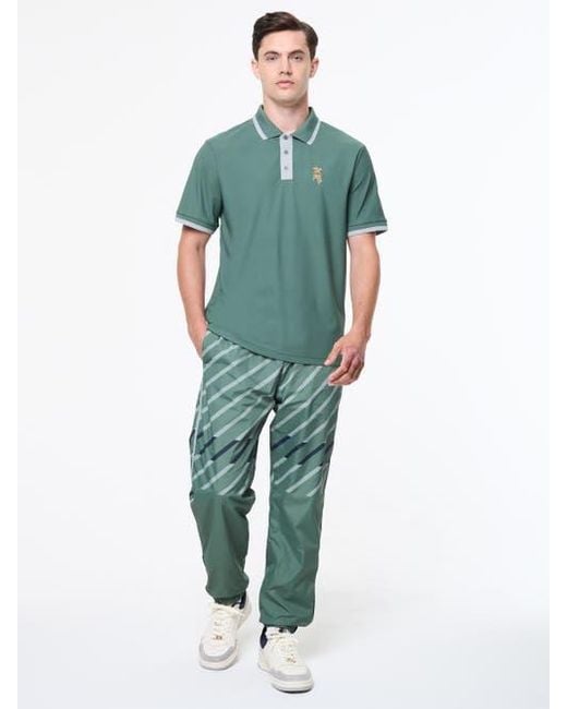 Sergio Tacchini Green Arbitro Polo for men