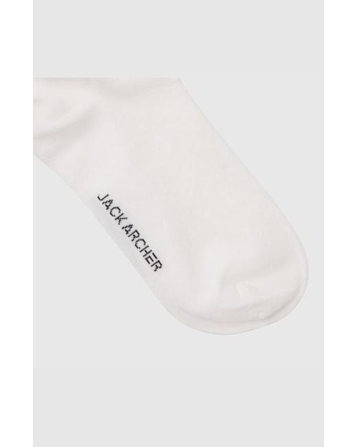 Jack Archer White Anytime Socks for men