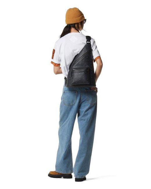 MCM Black Medium Aren Sling for men