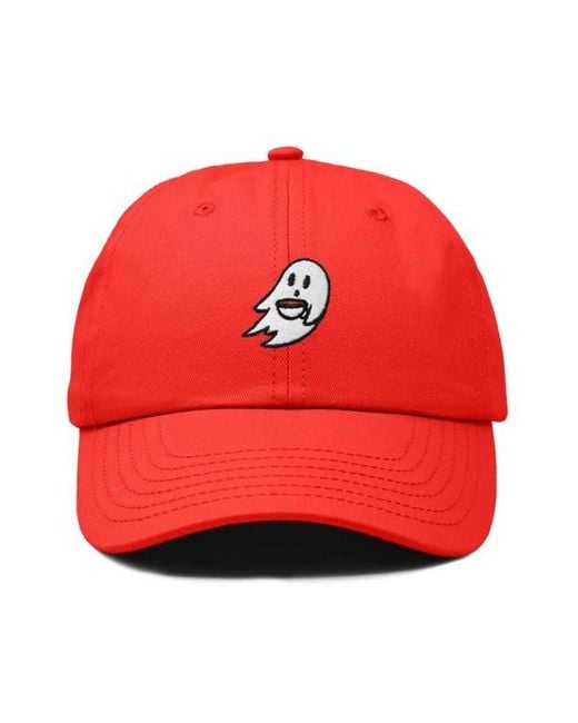 Alix Coffee Ghost Embroidered Hat
