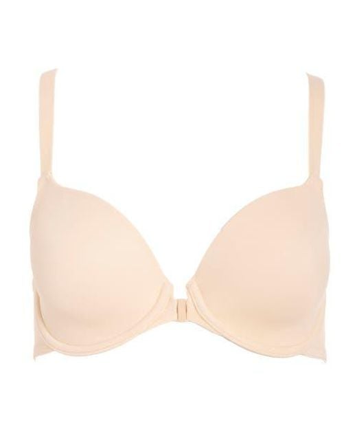 Dominique Intimates Brown Talia Front Closure Racerback Seamless Everyday T-Shirt Bra