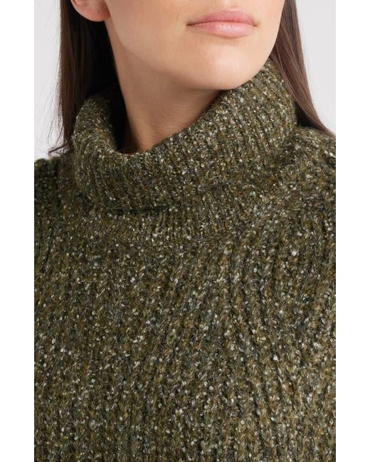 Wit & Wisdom Green Turtleneck High Low Sweater Vest
