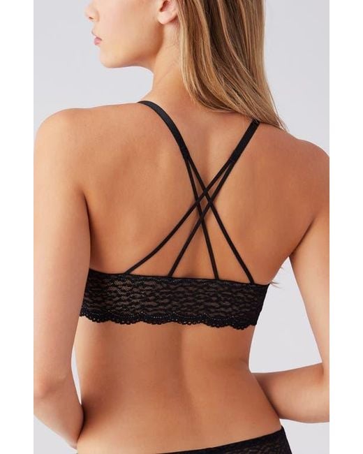 B.tempt'd Black Untamed Underwire Front Close T-Shirt Bra