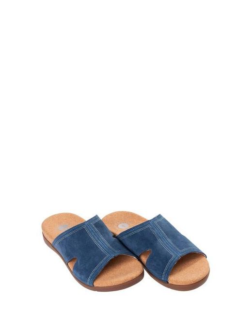 Revitalign Blue Palmetto Slide Sandal