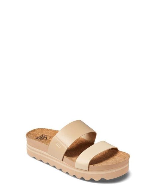 Reef Multicolor Cushion Vista Hi Platform Slide Sandal