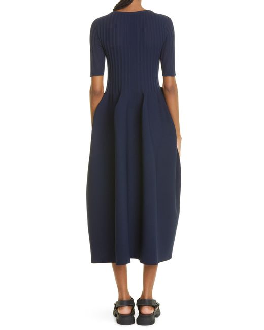 CFCL Pottery Dress 1 Fit & Flare Dress in Blue | Lyst