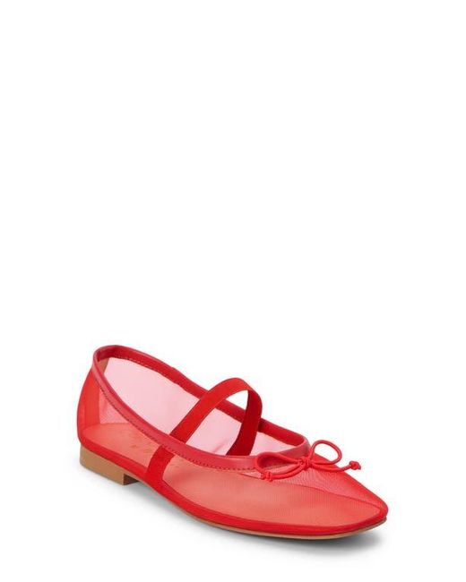 Matisse Red Bronx Mesh Ballerina Flat