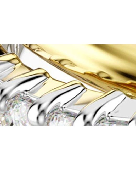 Swarovski White Hyperbola Layered Ring