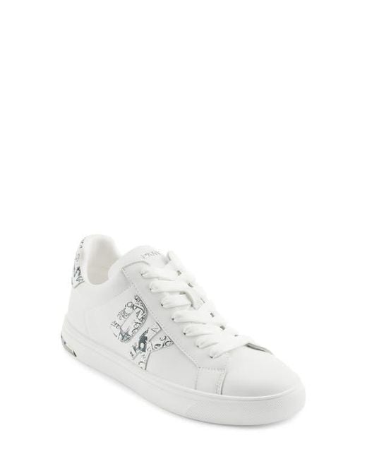 DKNY White Abeni Sneaker