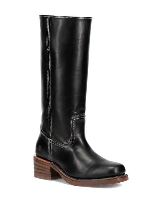 Frye Black Campus 14L Boot