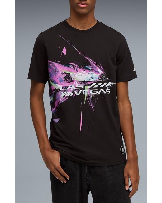 PUMA Multicolor Formula 1 Las Vegas Race Graphic T-Shirt for men