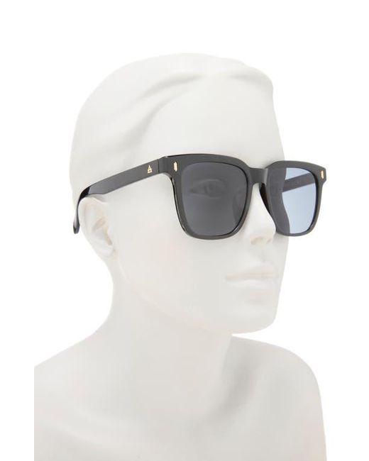 Aire Black Luna 54Mm Square Sunglasses