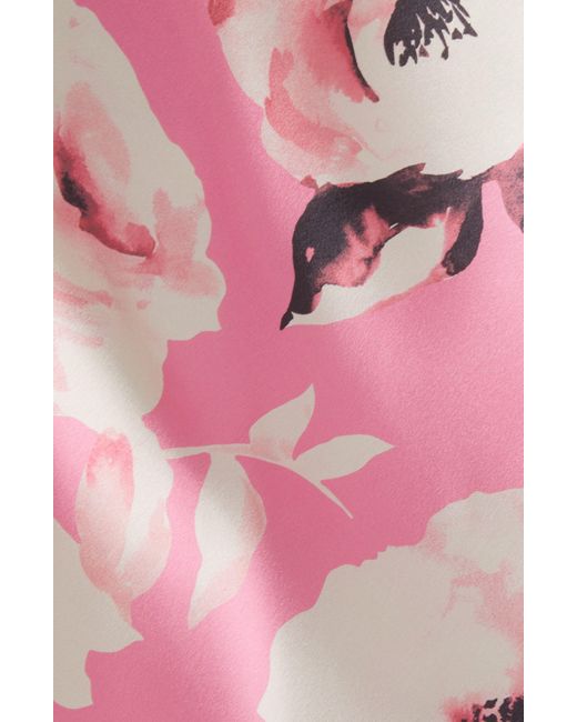 Lulus Pink Garden Sweetheart Floral Slipdress