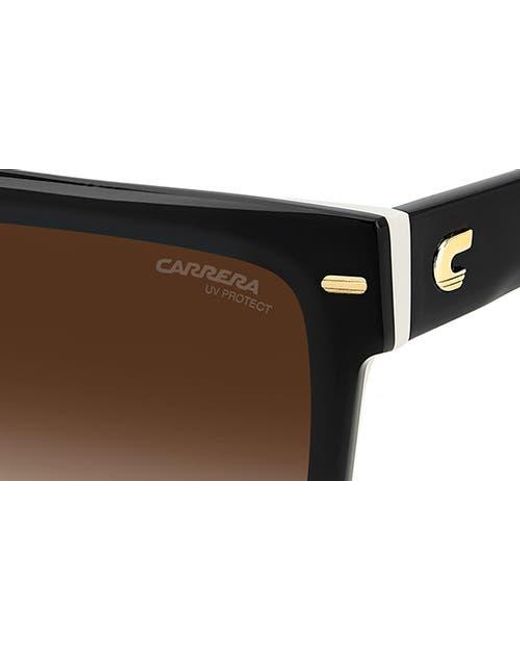 Carrera Brown 56Mm Gradient Square Sunglasses
