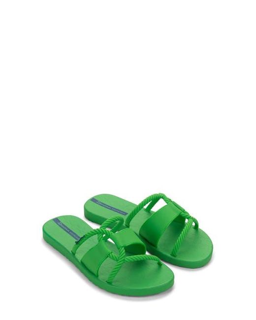 Ipanema Green Diversa Slide Sandal