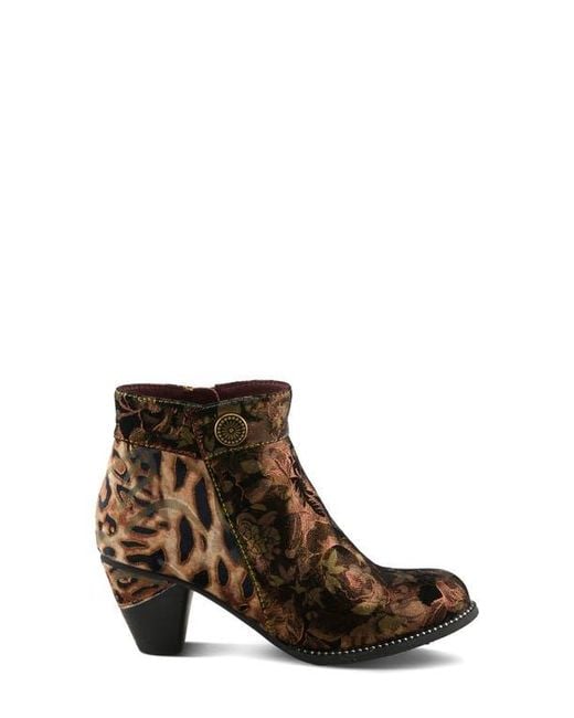 Spring Step Brown Dessalynn Bootie