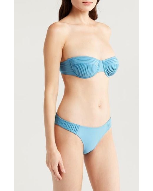 Solid & Striped Blue The Solene Bikini Bottoms