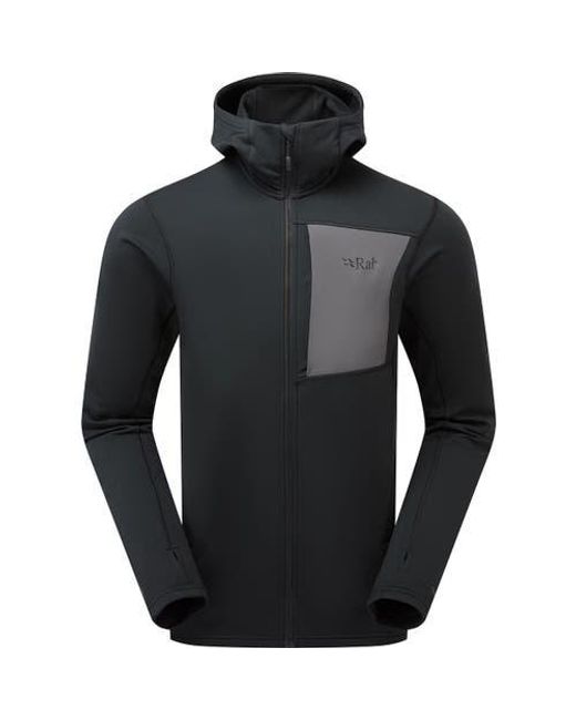 Rab Black Superflux Hooded Jacket for men