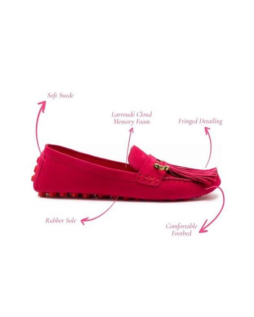 Larroude Red Joy Mocassin