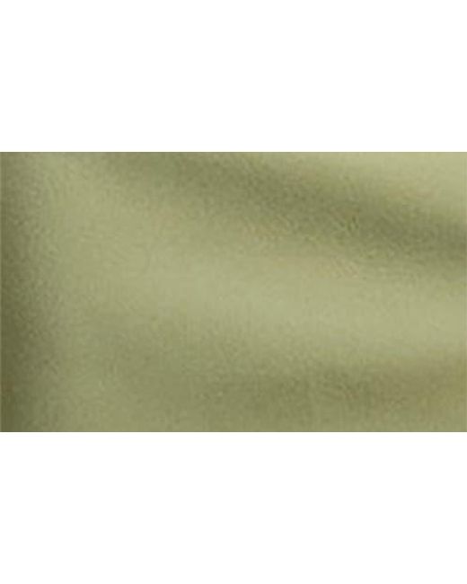 TOPSHOP Green Faux Leather Miniskirt