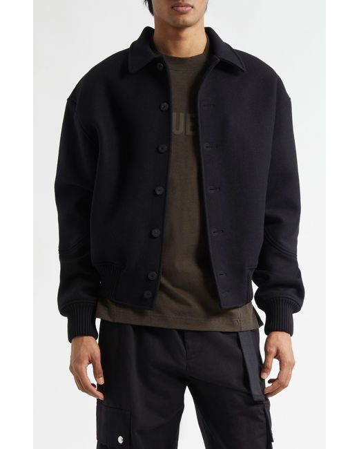 Jacquemus Black Le Feltro Bomber Jacket for men