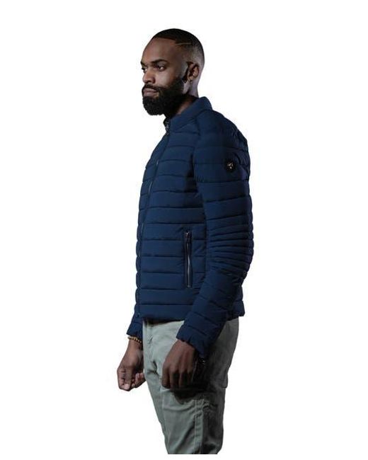 Woodpecker Blue Moto Jacket for men