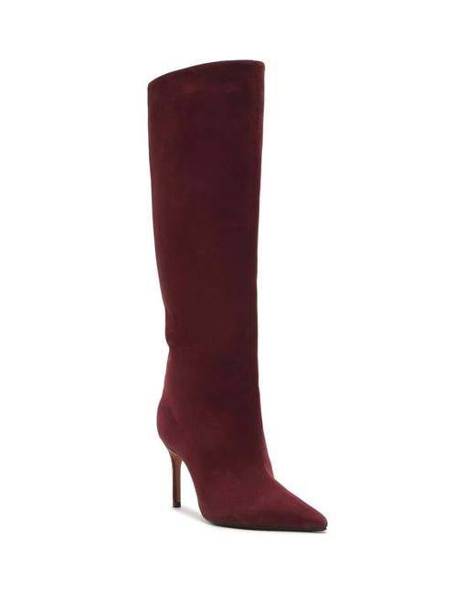 SCHUTZ SHOES Red Ellen Up Pointed Toe Boot