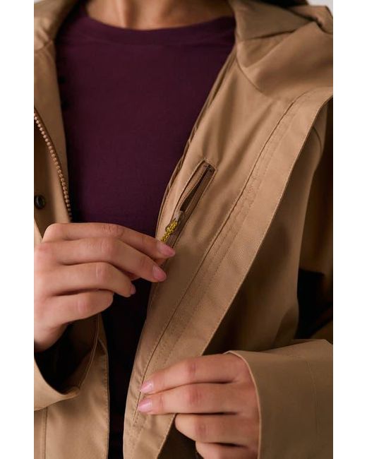 Lolë Brown Lachine Oversize Rain Coat