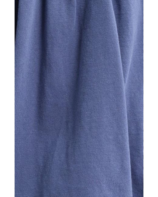 BP. Blue Bubble Hem Miniskirt