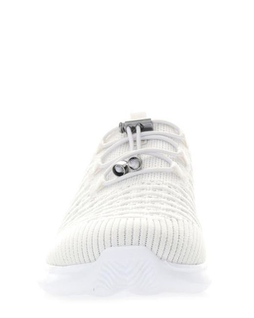 Propet White Travelbound Slide Sneaker