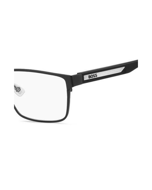 HUGO Brown 57Mm Rectangular Optical Glasses for men