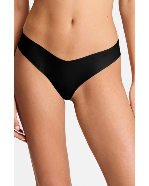 Commando Brown Cotton Thong