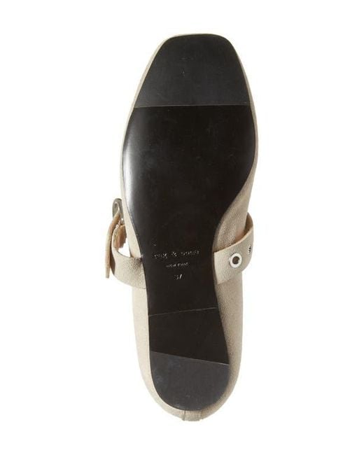 Rag & Bone White Spire Mary Jane Flat