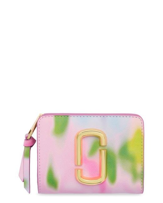 Marc Jacobs Pink The Mini Compact Wallet