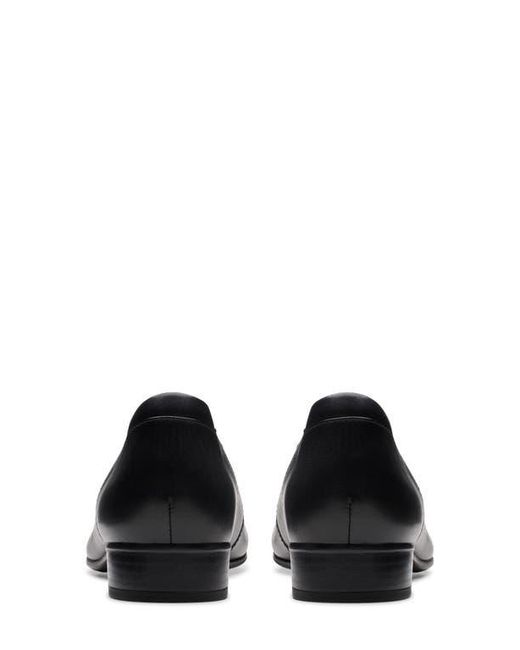 Clarks Black Krystine May Cap Toe Pump