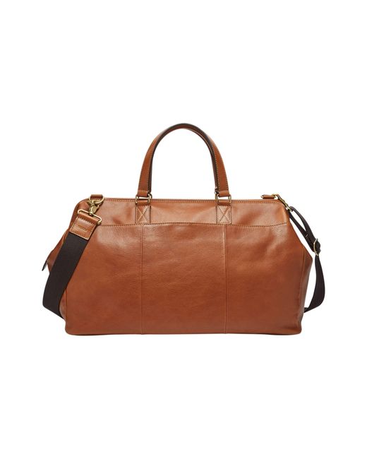 Fossil Synthetic Defender Leather Duffle Bag In Cognac Brown For Men Lyst - Fossil Men S Defender Leather Duffle Bag Fossil Synthetic Defender Leather Duffle Bag In Cognac Brown For Men Lyst - Fossil Men S Defender Leather Duffle Bag
